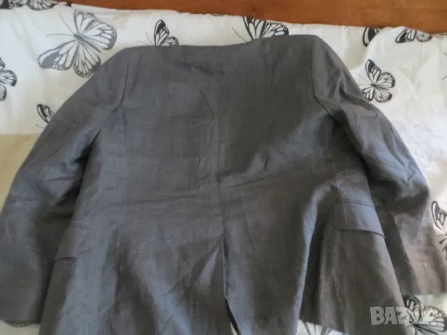 Мъжко ленено сако H&M, снимка 5 - Сака - 50258582