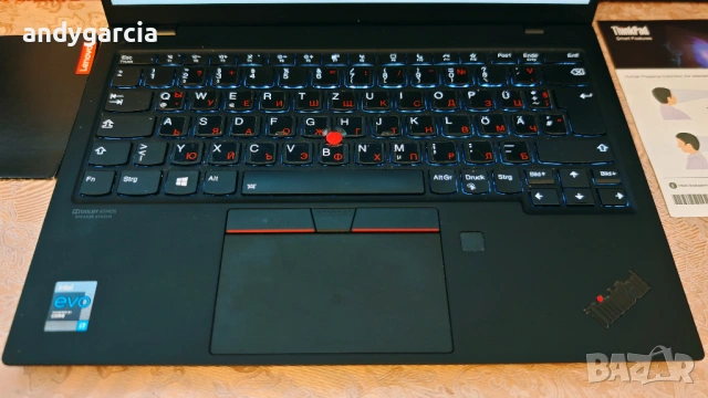  Lenovo ThinkPad X1 Nano/Intel Core i7/16GB RAM/13' 2160x1350p IPS/512GB SSD NVMe, снимка 10 - Лаптопи за работа - 53971916