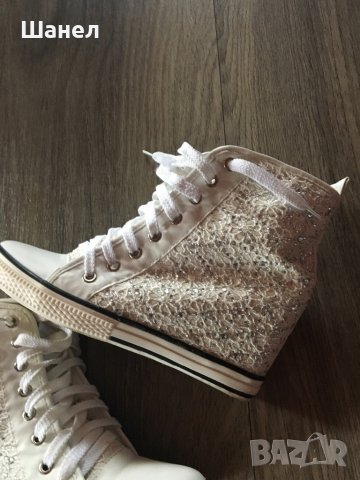 Боти на висока платформа, снимка 2 - Дамски ежедневни обувки - 34482643