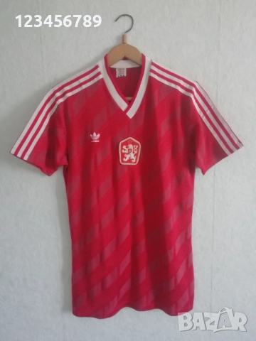 Czechoslovakia Match Worn Issue Home 1987 1988 1989 Adidas Shirt Jersey Trikot Football Vintage #5 