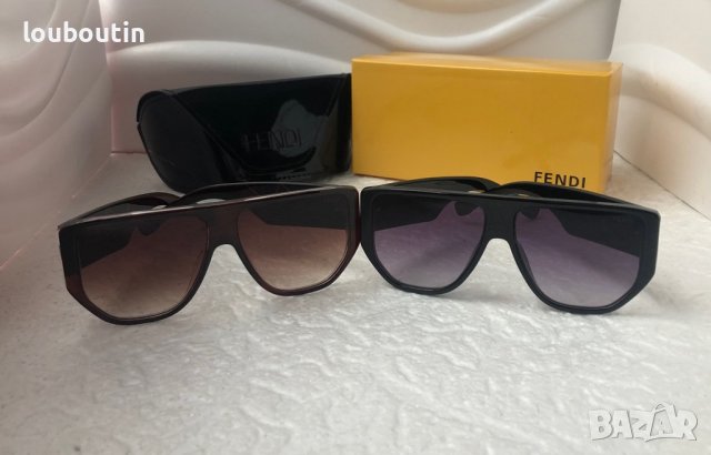Fendi 2022 дамски слънчеви очила маска с лого, снимка 13 - Слънчеви и диоптрични очила - 37969365