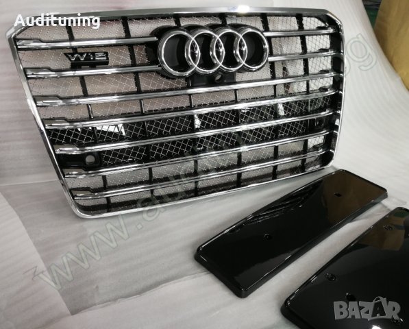 Решетка за Ауди Audi А8-W12 facelift фейслифт 2013 2014 2015 2016 2017, снимка 2 - Тунинг - 32047792