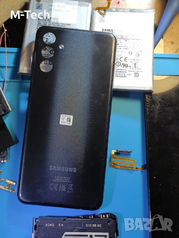 Samsung A04s части Дисплей с рамка блок захравнане заден капак камера, снимка 2 - Резервни части за телефони - 40289192