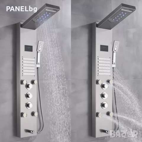 Хидромасажен душ панел Албион,лед осветление и дисплей-БЕЗПЛАТНА ДОСТАВКА , снимка 4 - Душове - 35555476