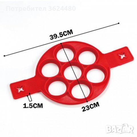 Удобна и практична силиконова форма за приготвяне на яйца и палачинки, снимка 11 - Прибори за хранене, готвене и сервиране - 39984008
