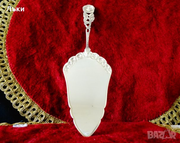 Посребрена шпатула Antiko,рози,барок. , снимка 4 - Прибори за хранене, готвене и сервиране - 35350199