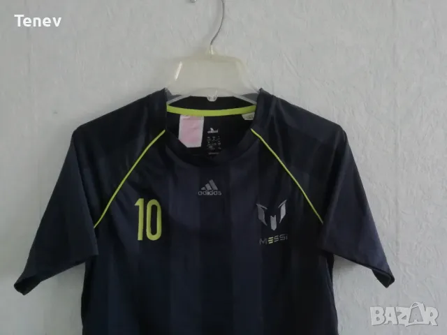 Lionel Messi Adidas оригинална детска тениска фланелка Меси Адидас 11-12г, снимка 4 - Детски тениски и потници - 49541363