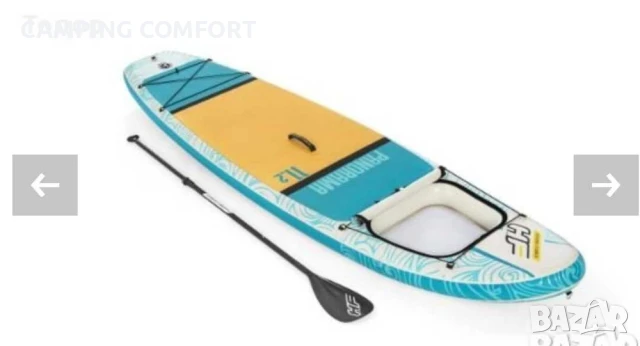 Bestway 65363 дъска за сърф Дъска за падъл 340 х 89 х 150 мм. до150  кг.(нова стока), снимка 2 - Водни спортове - 36050114