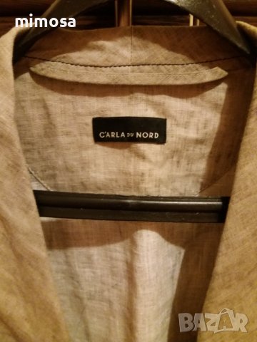 Късо ленено сако, снимка 9 - Сака - 38108290