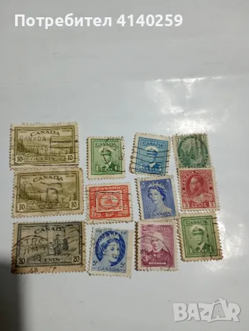 Канада марки стари , снимка 1