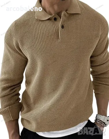 Мъжка модна преходна блуза  с дълъг ръкав, 5цвята , снимка 3 - Блузи - 47336343
