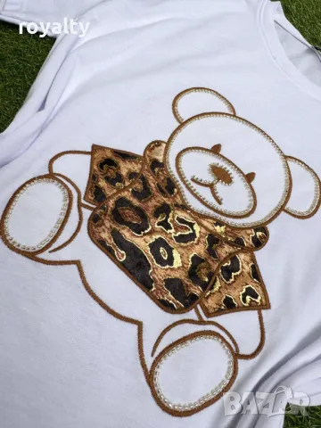 Памучна дамска тениска , снимка 2 - Тениски - 49756024