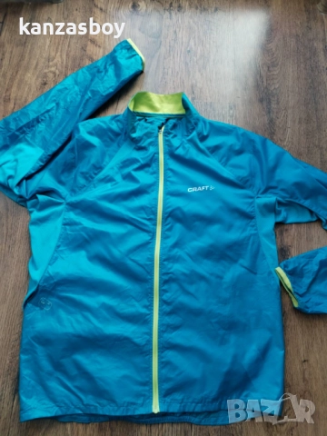 Craft Focus Hood Jacket - страхотна мъжка ветровко M , снимка 4 - Спортни дрехи, екипи - 51813286