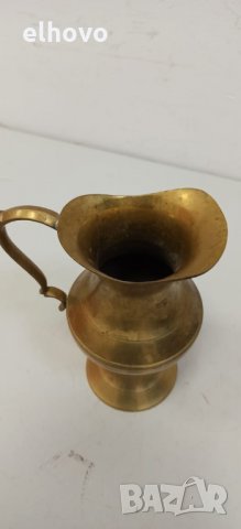 Старинна месингова кана, снимка 5 - Антикварни и старинни предмети - 31845862