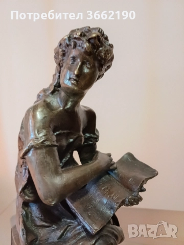 Бронзова женска фигура, снимка 5 - Статуетки - 52514078