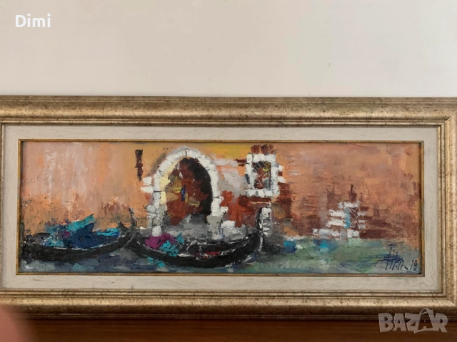 ЖАНА ПОПОВА масло пейзаж Венеция
