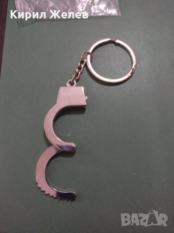 Ключодържател метален хром гланц полицейски белезници - 17815, снимка 3 - Други - 31220247