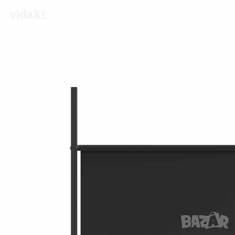 vidaXL Параван за стая, 4 панела, черен, 200x200 cм, плат, снимка 6 - Паравани - 56147175