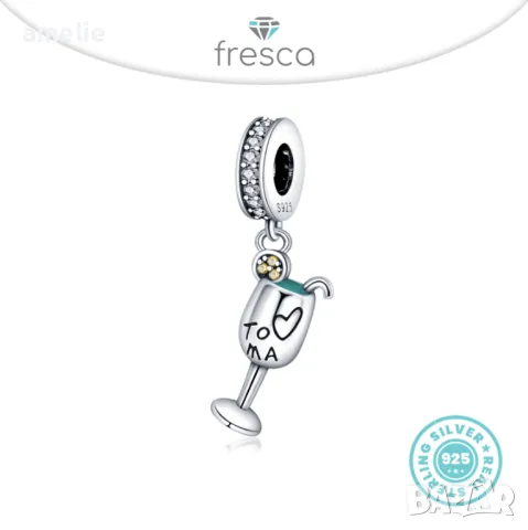 -15% OFF! Колекция Талисмани Fresca Морска серия по модел тип Пандора с печати S 925 Pandora , снимка 14 - Гривни - 50387271