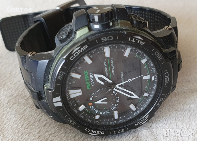Часовник Casio Pro Trek , снимка 3 - Мъжки - 52137226