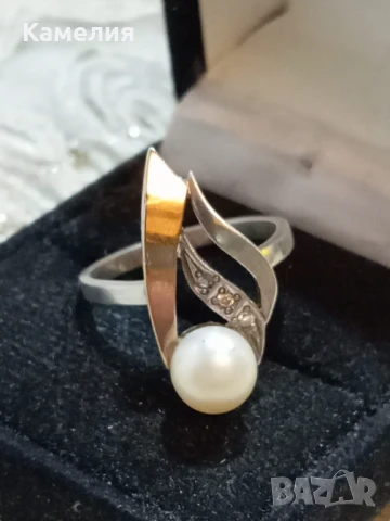 Сребърен пръстен , снимка 4 - Пръстени - 51317511