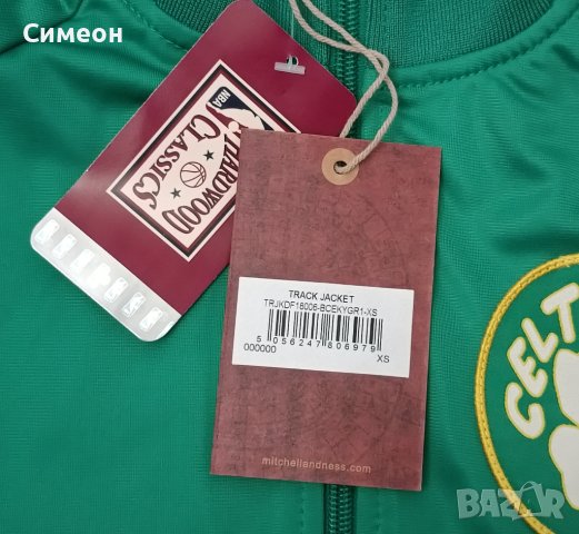 Mitchell & Ness NBA Boston Celtics оригинално горнище XS спорт суичър, снимка 8 - Спортни дрехи, екипи - 42442139