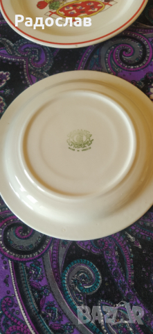 гръцки чинии за пица, снимка 3 - Чинии - 44795618