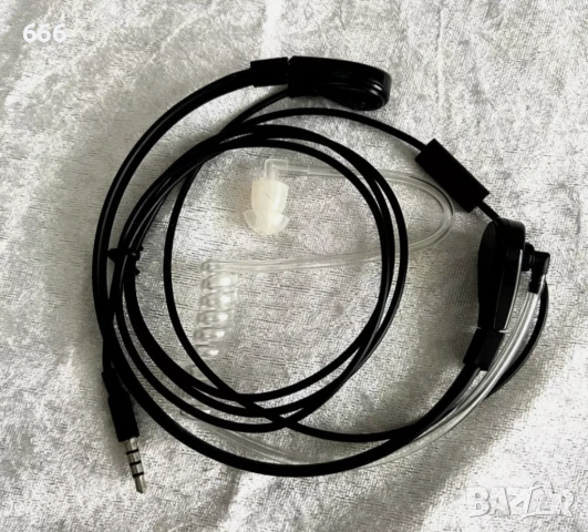 Retevis слушалка с микрофон за гърло, 1 пинов 3.5 мм жак, снимка 5 - Друга електроника - 50500570