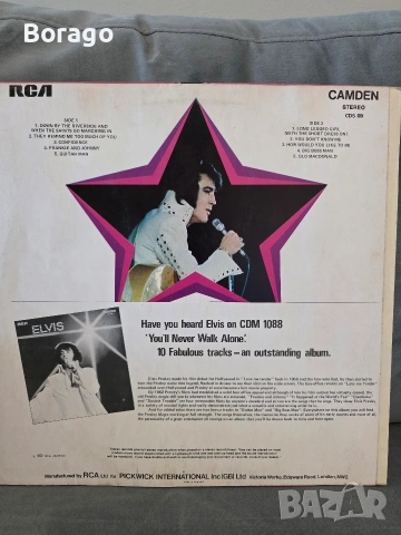 Елвис Пресли, снимка 2 - Грамофонни плочи - 54345722