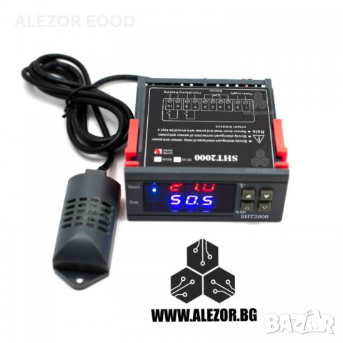 Влагорегулатор И Терморегулатор, 250VAC, Изход Релен NO 10А/250VAC, Влаготерморегулатор,  20200170, снимка 2 - Друга електроника - 31029502