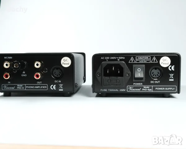 Vincent PHO-8, PHO-8S, phono preamp, MM/MC, фоно предусилвател, Hi-Fi, черен, снимка 6 - Ресийвъри, усилватели, смесителни пултове - 56222558