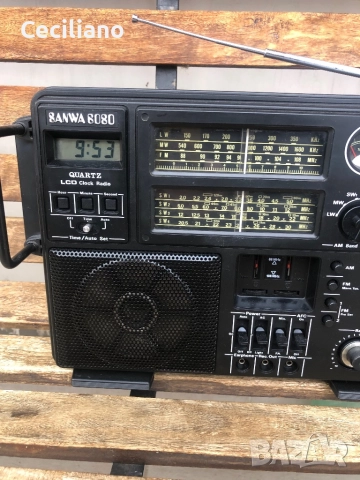 Японско мултибандово радио Sanwa(Sanyo), снимка 3 - Радиокасетофони, транзистори - 52685523