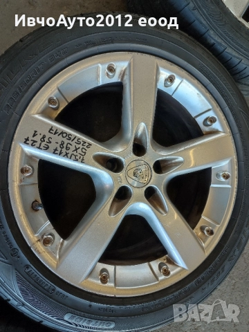 Алуминиеви джанти 17 Peugeot Expert 807 Citroen Berlingo C8 Fiat scudo ulysse, снимка 4 - Гуми и джанти - 51793872