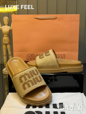 MIU MIU ✨Дамски Чехли 