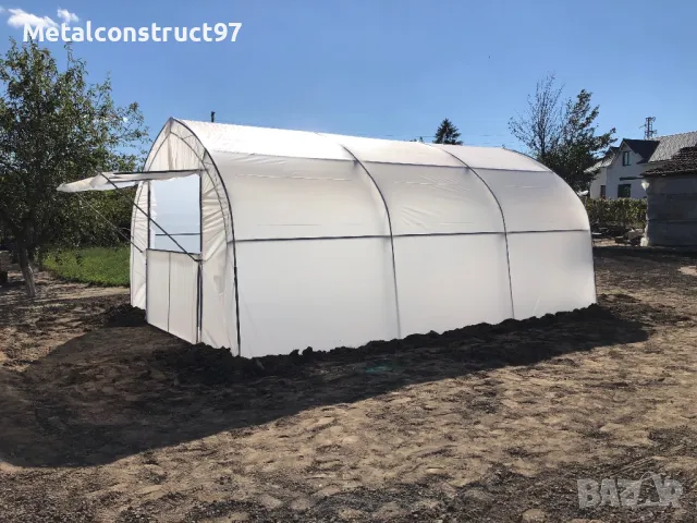 Оранжерии “Металконструкт97” / Оранжерия с Израелски полиетилен.(4,6,8 метра ширини), снимка 12 - Оранжерии - 43818072