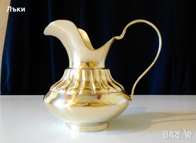 Английска бронзова кана за вино,ракия,релеф, снимка 11 - Антикварни и старинни предмети - 32045265