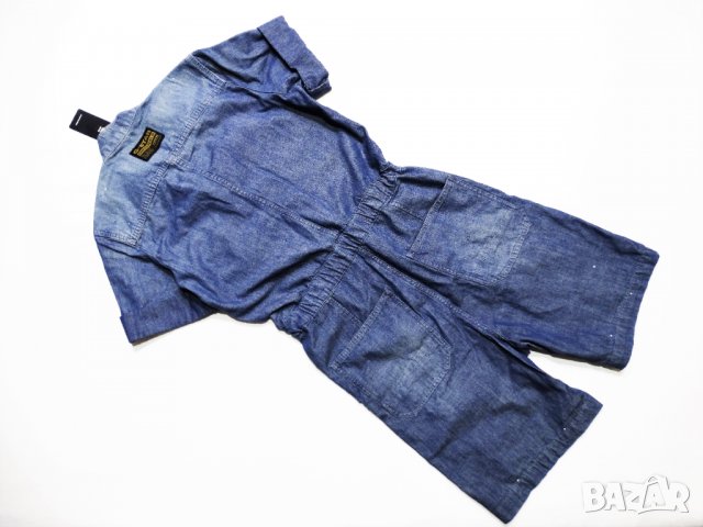Нови! G-star Short Sleeve Workwear Playsuit Дамски Гащеризон Размери  XXS, S, снимка 12 - Гащеризони - 38378077