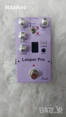 Чисто нов китарен ефект ROWIN RE05 Looper Pro , снимка 3 - Китари - 53913632