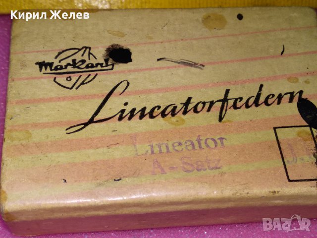 MarKarl Linkatortedern Lineator A-Satz СТАРИ НЕМСКИ ПИСЦИ ПИСЕЦ За ПИСАЛКА ПЕРОДРЪЖКА ТУШОВКА 42879, снимка 2 - Други ценни предмети - 44222330