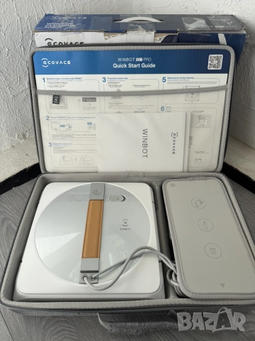 Ecovacs Winbot W1 Pro | Интелигентен Робот за Миене на Прозорци | 2800 Pa | Автоматичен спрей