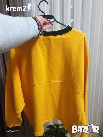 Nike Sportswear дамска жълта блуза овърсайз номер л м, снимка 11 - Блузи с дълъг ръкав и пуловери - 39571444