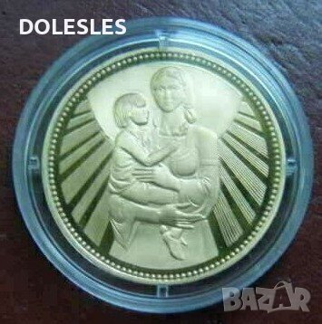 Златна монета 1000 лева 1981 година "Майка с дете"