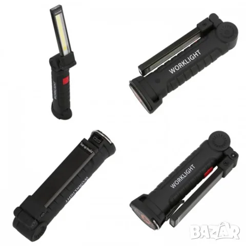 Сгъваема работна лампа с магнит и microUSB, снимка 4 - Аксесоари и консумативи - 55865291