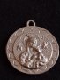 Сребриста висулка медальон много красива стилна метална - 27006, снимка 2