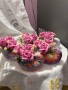 Кашпи със сапунени ароматни рози, снимка 1