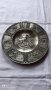 Автентична немска калаена чиния за стена Bergwerk Ensdorf маркирана, снимка 1 - Антикварни и старинни предмети - 38276247