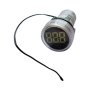 Мини LED цифров термометър, AC 220V, -20-119 °C, бял, снимка 1