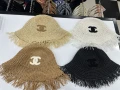 Chanel Плетена Плажна Лятна Шапка Шанел - Налични Различни Цветове Код E525, снимка 2