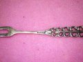 СТАРА НЕМСКА АЖУРНА КОЛЕКЦИОНЕРСКА ДЕСЕРТНА СРЕБЪРНА ВИЛИЧКА СРЕБРО 800 ПРОБА 42996, снимка 14
