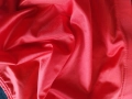 L Ярко червена сатенена бикина с висока талия , снимка 4